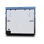 Scout Cargo Trailer White Exterior Rear View